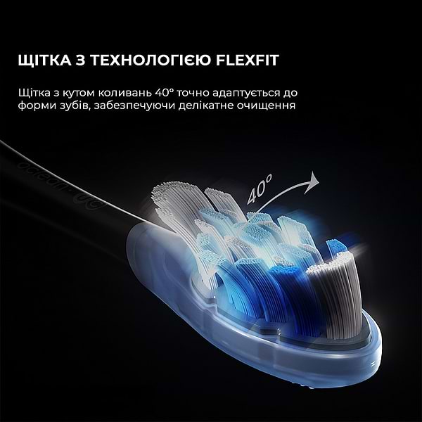 Фото - Зубная щетка электрическая Oclean X Ultra 20 Electric Toothbrush Black (6970810557121)