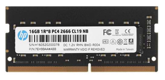 Память DDR HP SoDIMM 16Gb DDR4 2666MHz HP S1, Retail (7EH99AA)