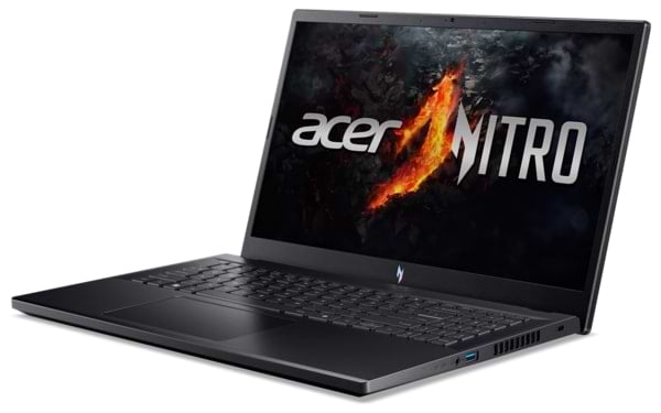 Фото - Ноутбук игровой Acer Nitro V 15 ANV15-41-R8DC (NH.QSGEU.00K) Obsidian Black