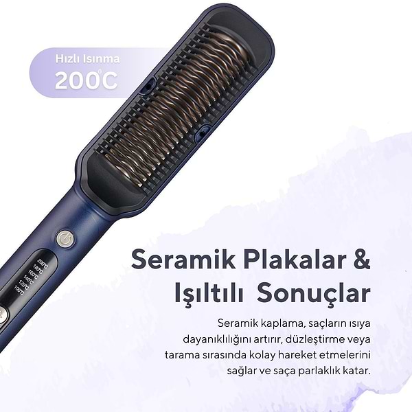 Фото - Выпрямитель волос Kumtel HHSB-01 BLUE