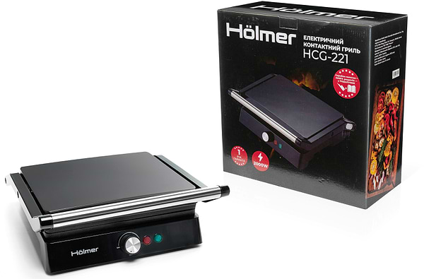 Фото - Гриль-барбекю електричний Holmer HCG-221