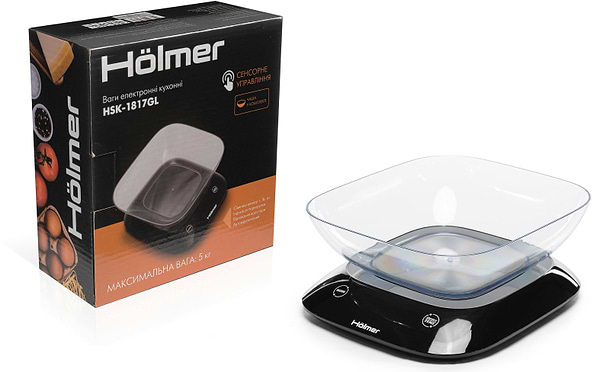 Фото - Весы кухонные Holmer HSK-1817GL