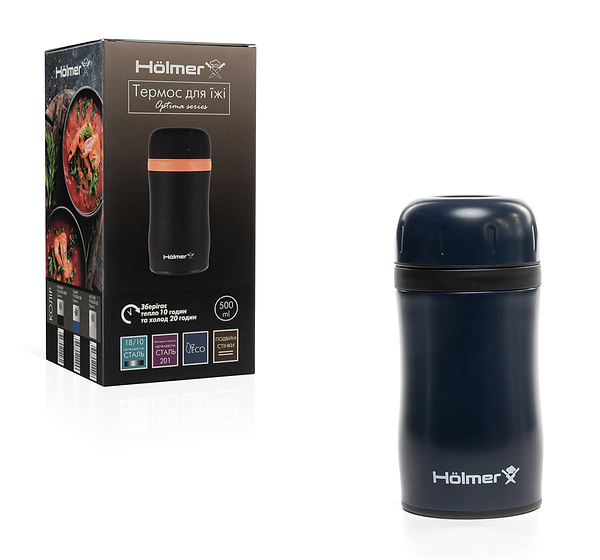Фото - Термос для продуктів Holmer TF-00500-DB Optima
