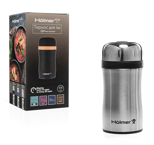Фото - Термос для продуктів Holmer TF-00500-SS Optima