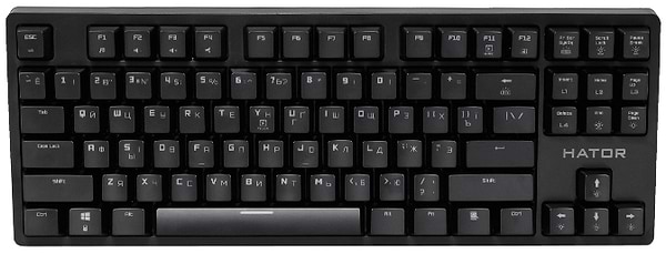 Фото - Клавіатура дротова ігрова Hator Rockfall EVO TKL Optical ENG/UKR/RUS (HTK-630)