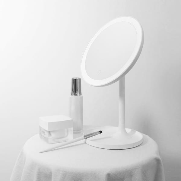 Фото - Косметическое зеркало Xiaomi DOCO Daylight Mirror White (HZJ001)