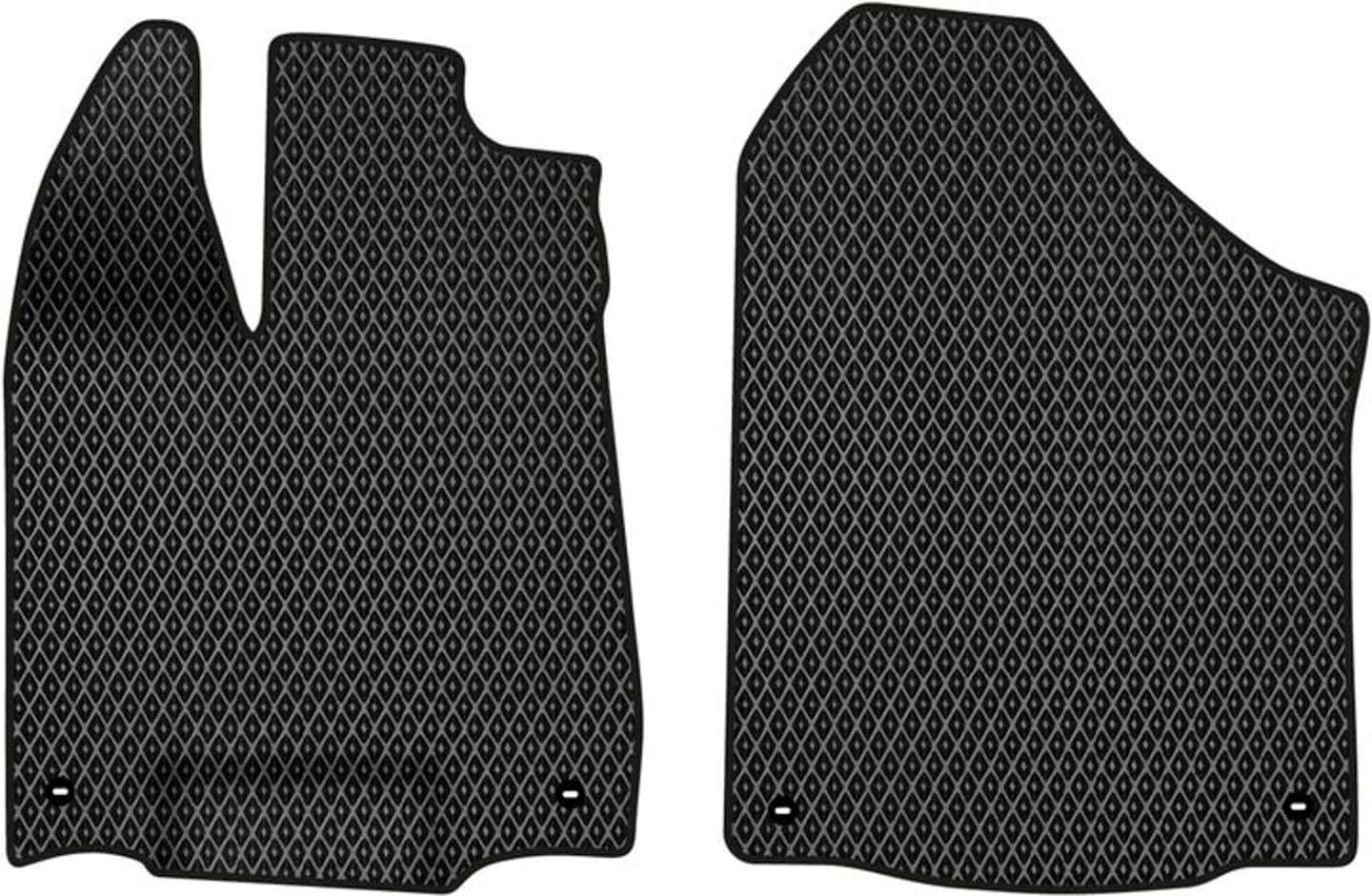 EVA килимки в салон авто передні EVAtech для Pilot 8 seats Honda 2015-2022 3 покоління SUV USA (HA12342AV2TL4RBB)