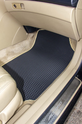 Фото - Килимки з екошкіри в салон авто EVAtech ECO для Accord AT (Electric seats) Honda 2003-2008 7 покоління Sedan EU (HA13173CG5TL2BBB)