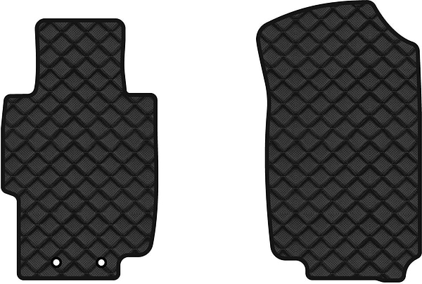 Фото - Коврики из экокожи в салон авто передние EVAtech ECO для Accord AT (Electric seats) Honda 2003-2008 7 поколение Sedan EU HA13173AG2TL2BBB