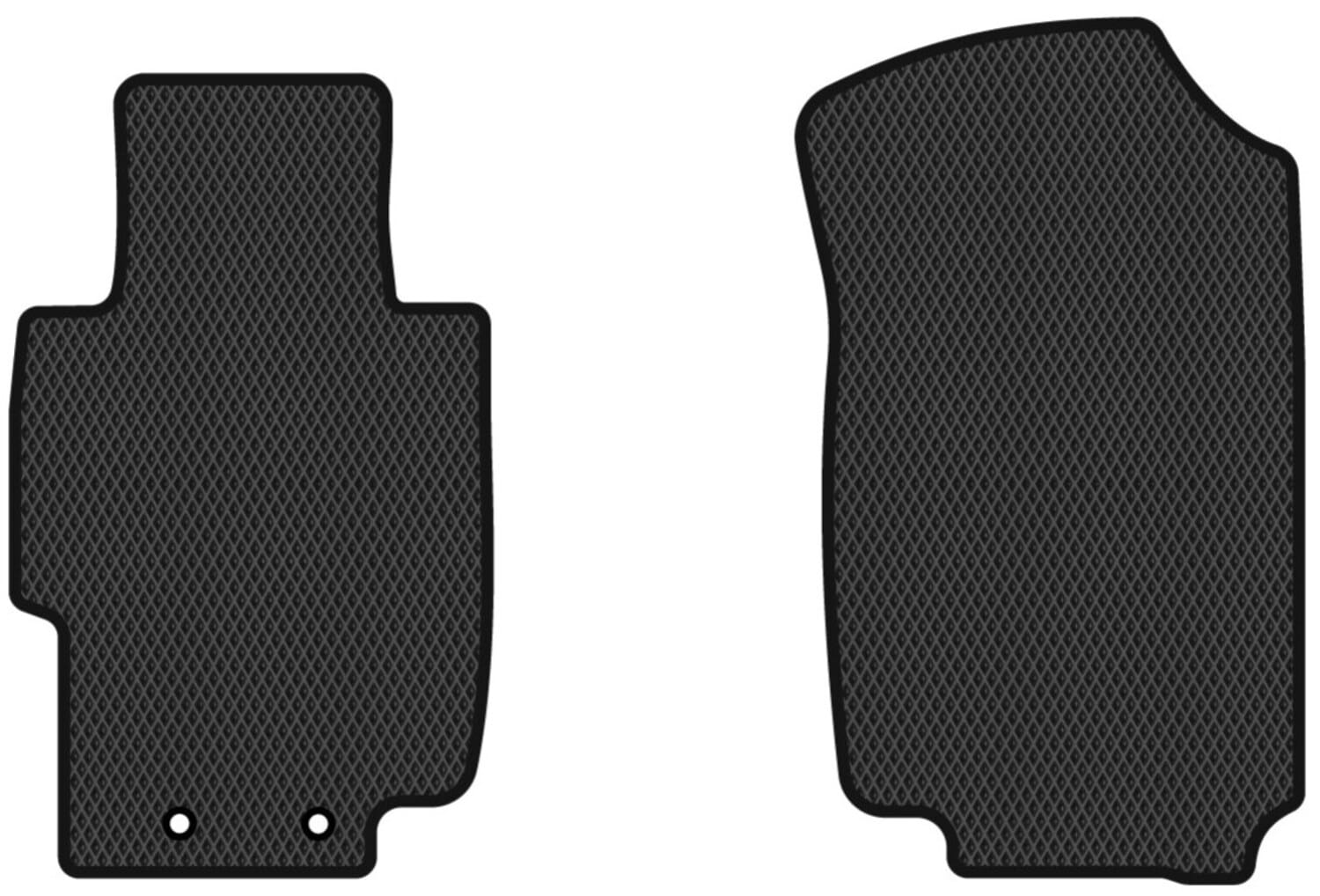 EVA килимки в салон авто передні EVAtech для Accord AT (Electric seats) Honda 2003-2008 7 покоління Sedan EU (HA13173AG2TL2RBB)