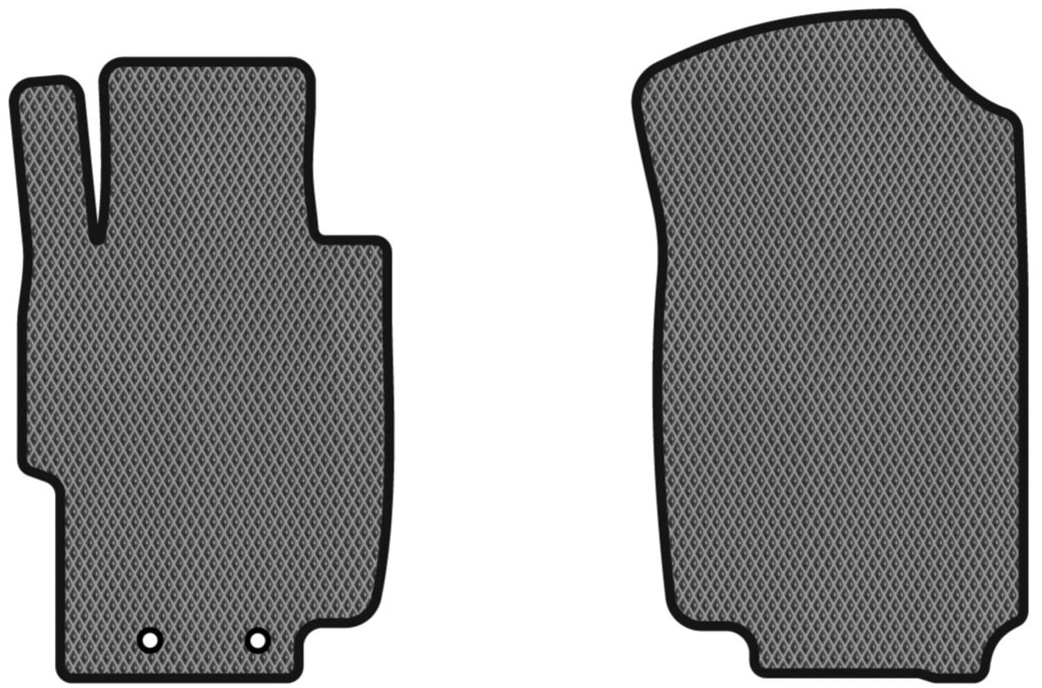 EVA коврики в салон авто передние EVAtech для Accord AT (Electric seats) Honda 2003-2008 7 поколение Sedan EU (HA13173AV2TL2RGB)