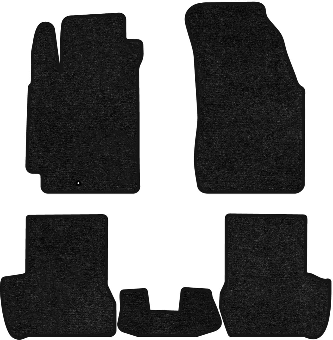 Коврики ворсовые в салон авто EVAtech Standard для Honda HR-V (GH) 3-doors 1998-2005 1 поколение SUV EU черный кант HA13259CV5LA1VEB