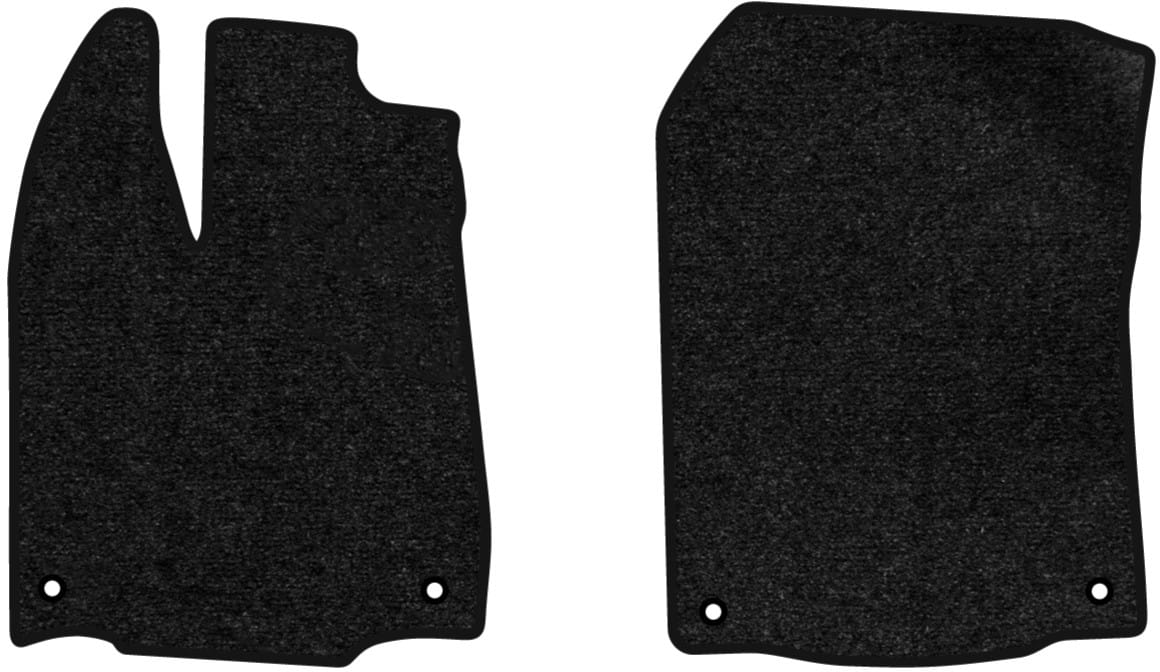 Коврики ворсовые в салон авто EVAtech Standard для Honda Pilot Elite 8 seats 2015-2022 3 поколение SUV USA черный кант HA13337A2TL4VEB