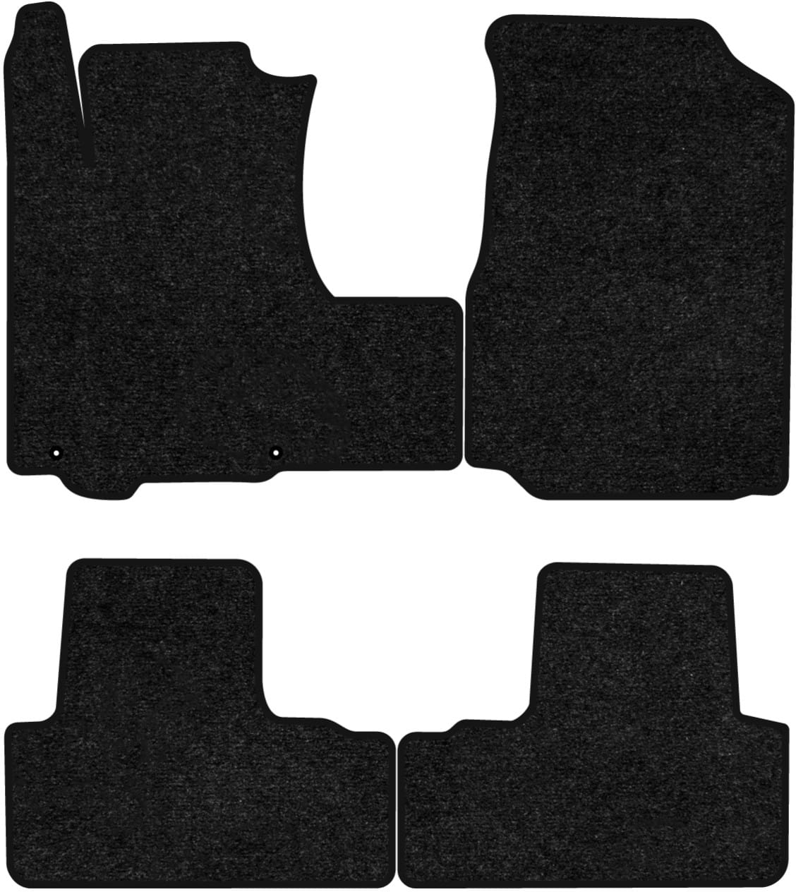 Коврики ворсовые в салон авто EVAtech Standard для Honda CR-V (United Kingdom) 2007-2012 3 поколение SUV EU черный кант HA13879PC4LA2VEB