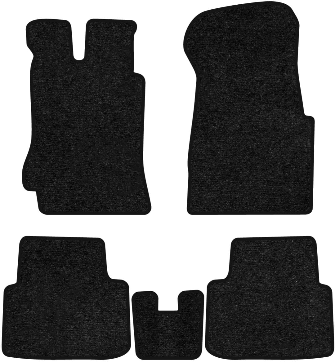 Коврики ворсовые в салон авто EVAtech Standard для Honda Civic 1991-1995 5 поколение Coupe EU черный кант HA1463C5VEB