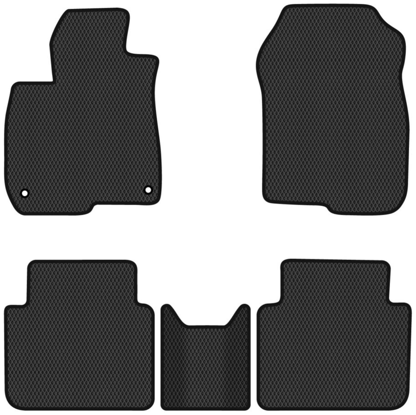 EVA коврики в салон авто EVAtech для CR-V (RW) 5 seats Honda 2016-2020 5 поколение SUV USA HA1468CG5TL2RBB