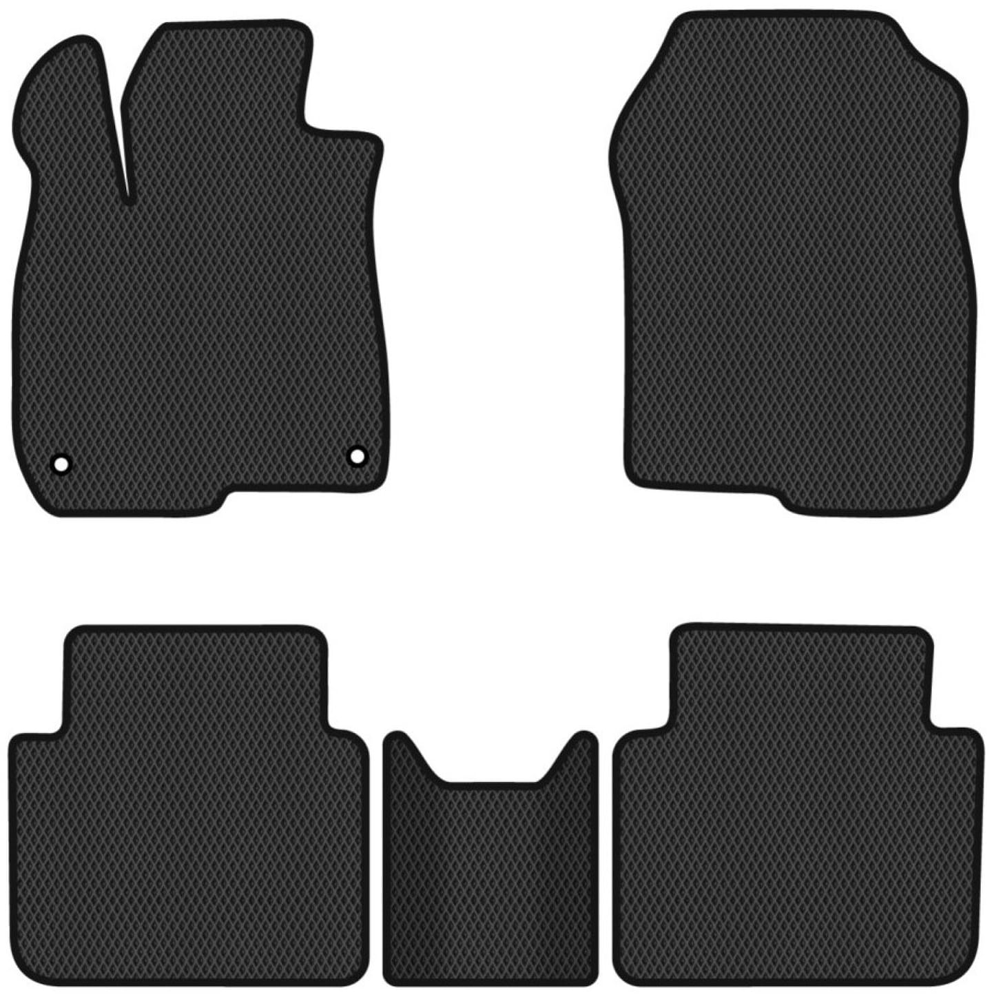 EVA коврики в салон авто EVAtech для CR-V (RW) 5 seats Honda 2016-2020 5 поколение SUV USA HA1468CV5TL2RBB