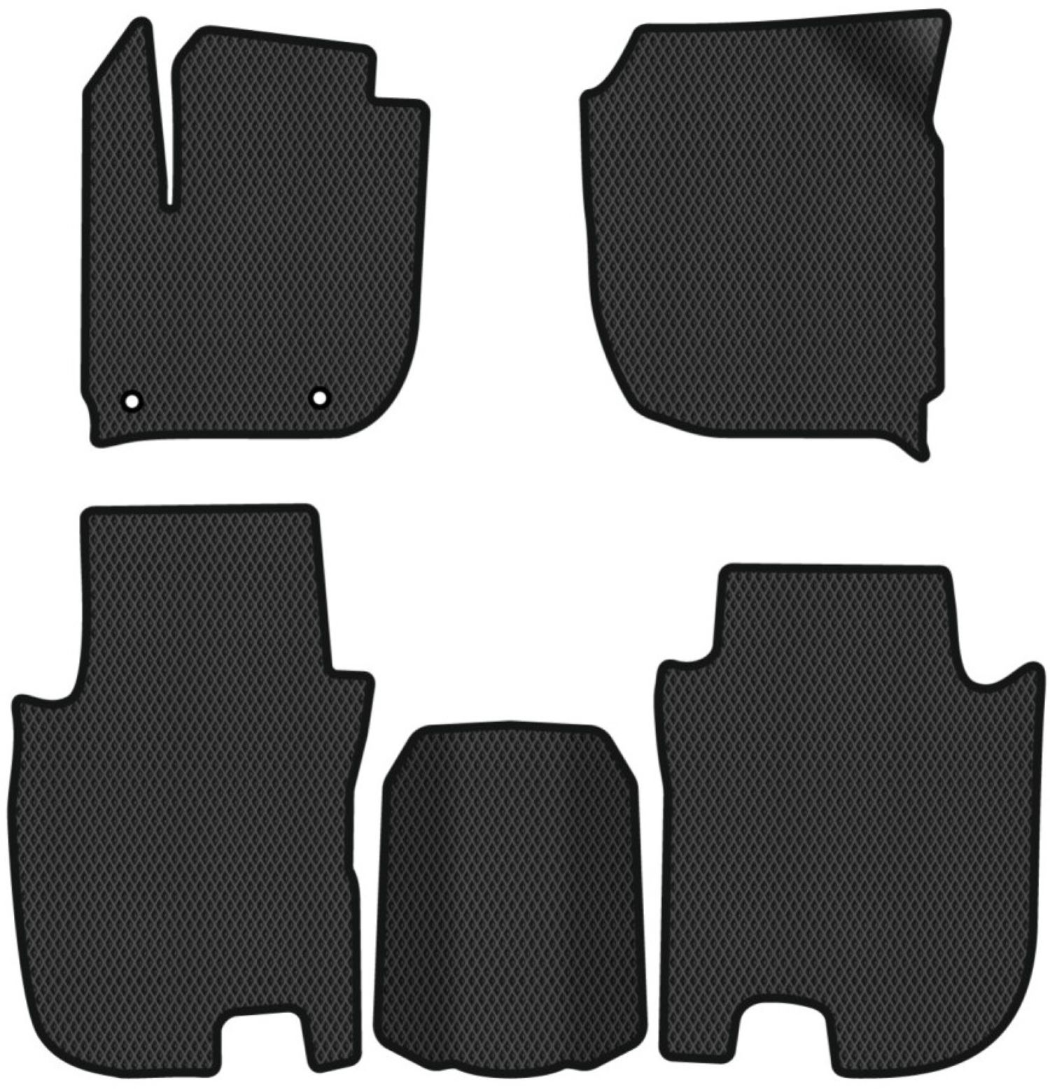 EVA килимки в салон авто EVAtech для Fit Honda 2013-2020 3 покоління Htb USA HA1470C5TL2RBB