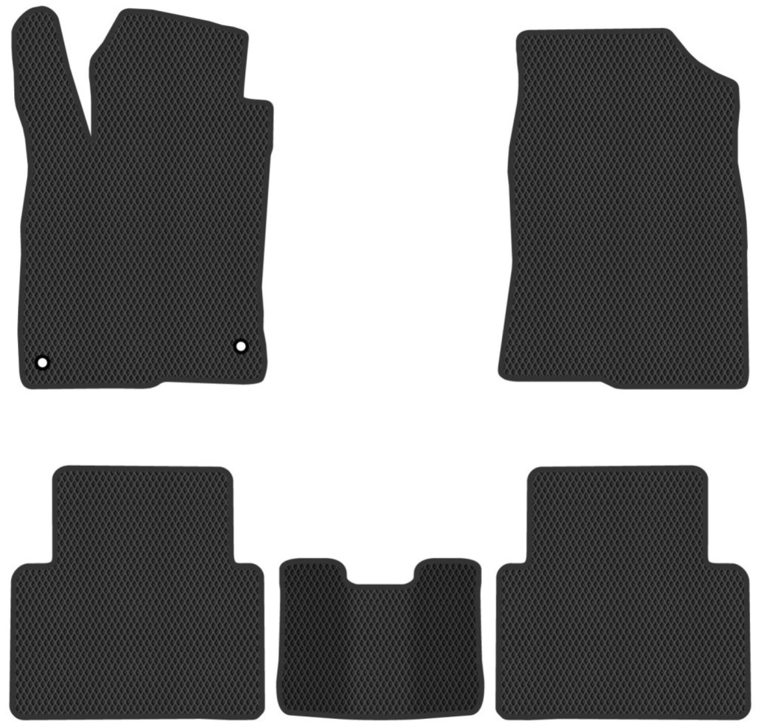 EVA килимки в салон авто EVAtech для Civic (FK) 5-doors Honda 2015-2021 10 покоління Htb USA HA1675CV5TL2RBB