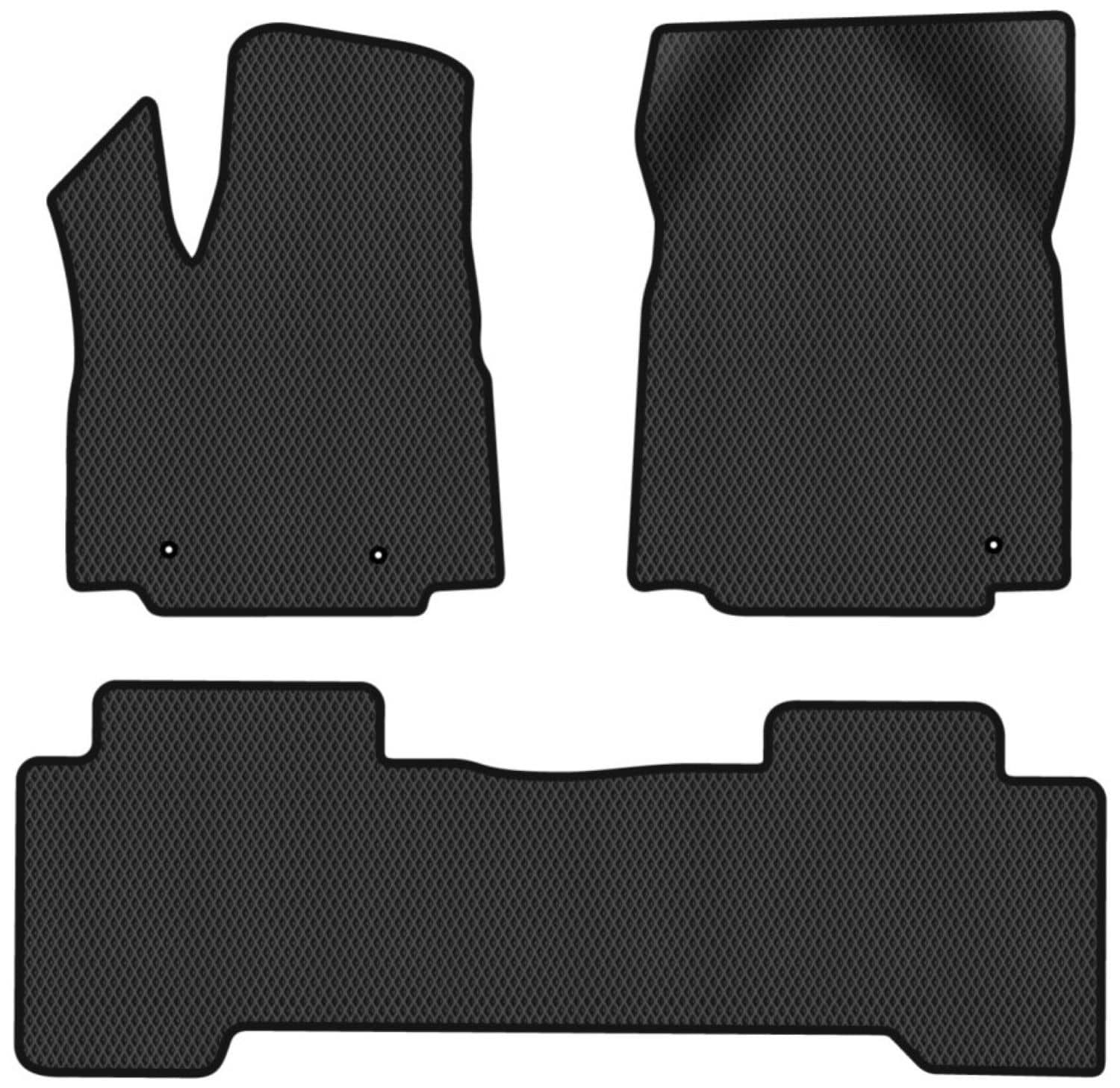 EVA килимки в салон авто EVAtech для Pilot Honda 2002-2008 1 покоління SUV USA HA22195Z3LA3RBB