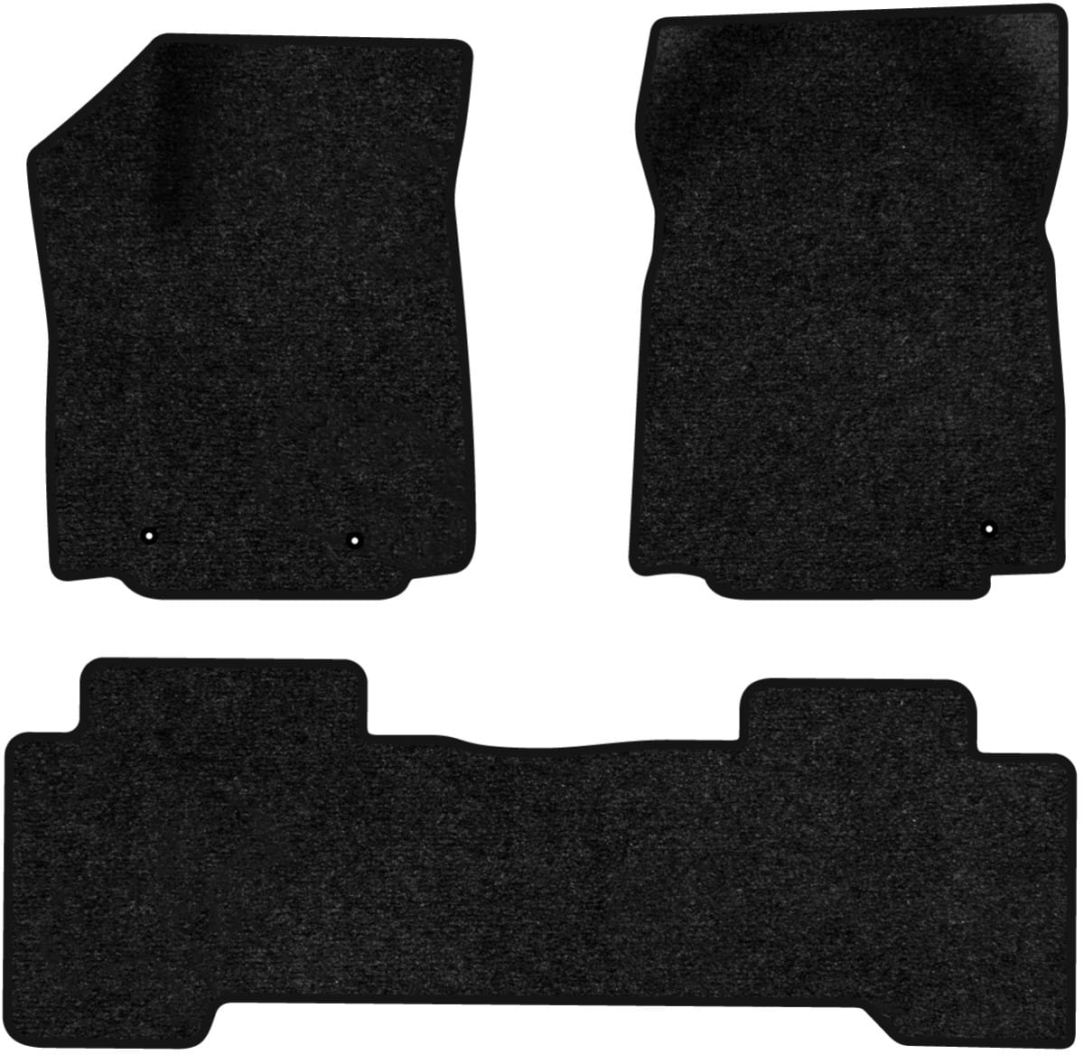 Коврики ворсовые в салон авто EVAtech Standard для Honda Pilot 2002-2008 1 поколение SUV USA черный кант HA22195ZD3LA3VEB