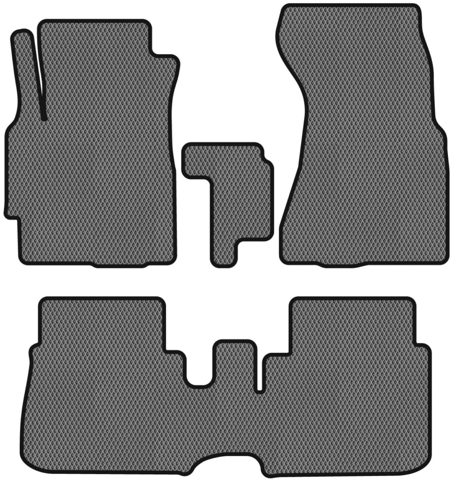 EVA коврики в салон авто EVAtech для CR-V (RD1) MT Honda 1996-2001 1 поколение SUV EU HA31167Z4RGB