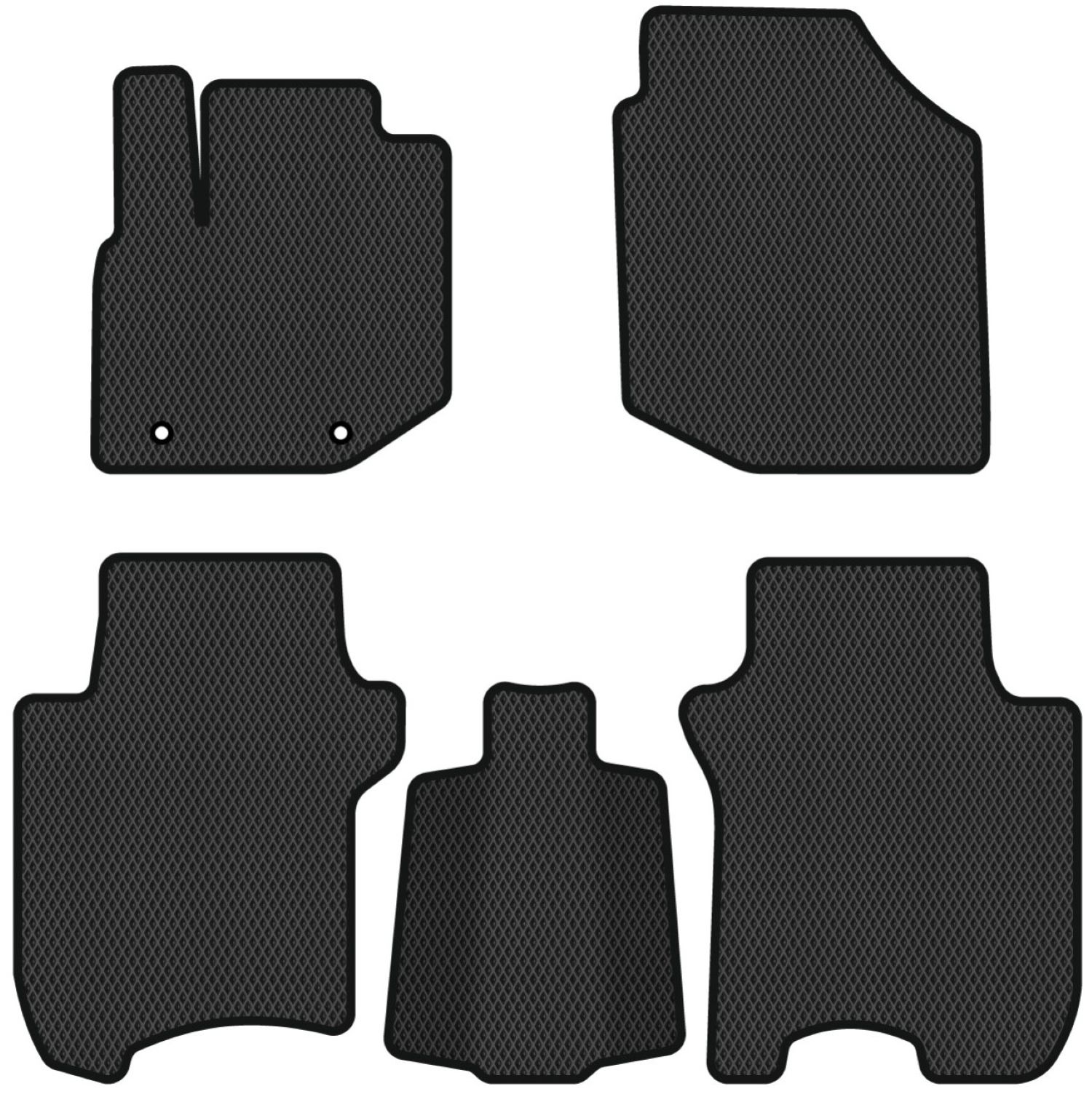 EVA килимки в салон авто EVAtech для Jazz (III) Honda 2008-2015 3 покоління Htb EU HA3343CV5TL2RBB