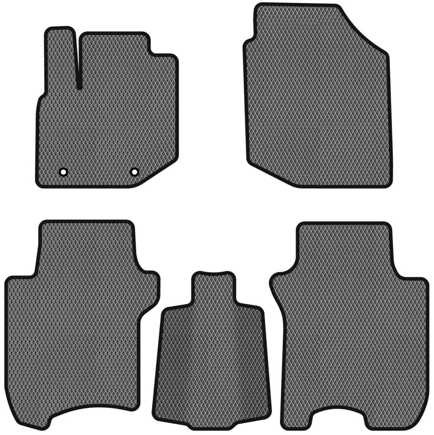EVA коврики в салон авто EVAtech для Jazz (III) Honda 2008-2015 3 поколение Htb EU HA3343CV5TL2RGB