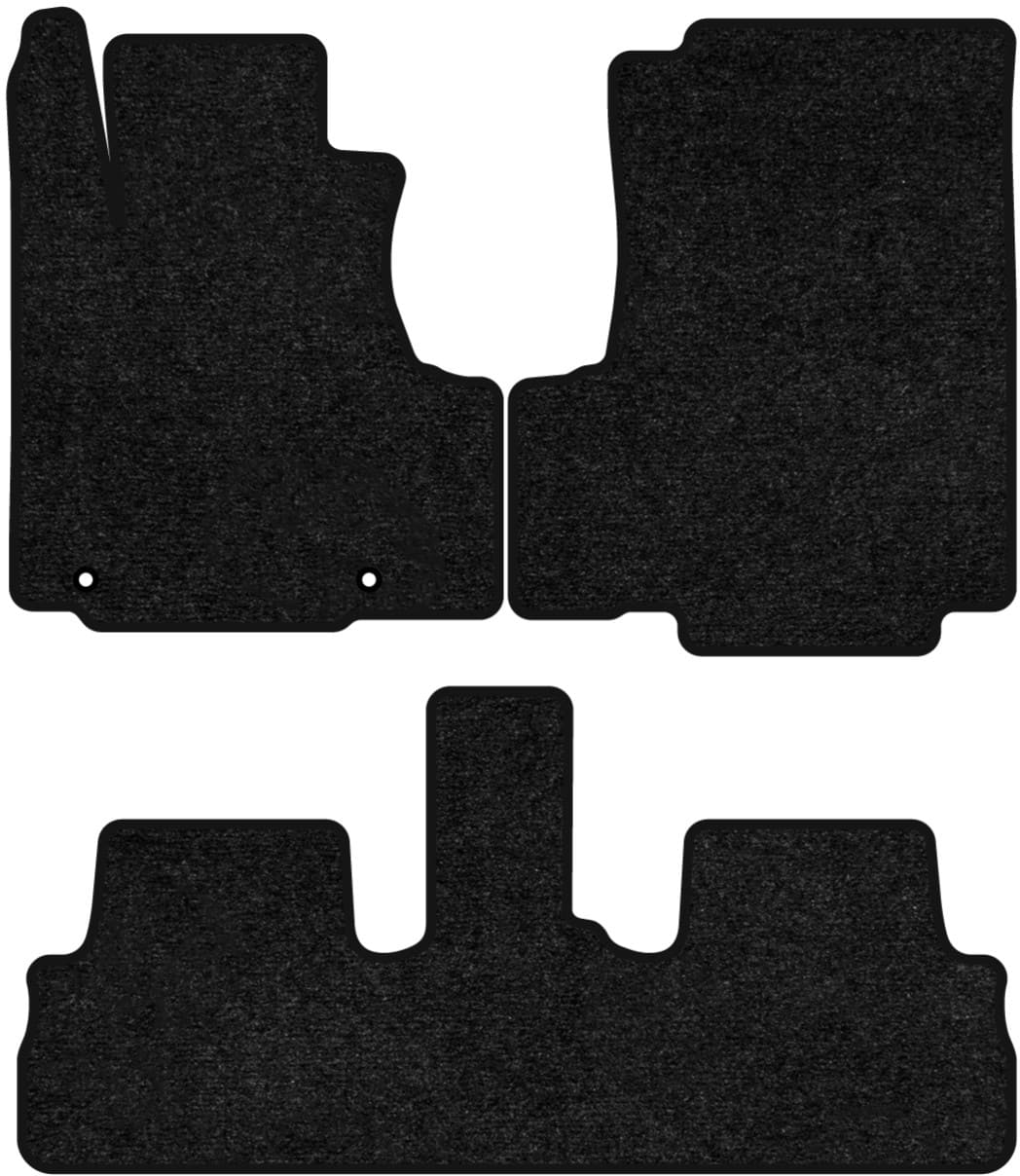 Коврики ворсовые в салон авто EVAtech Standard для Honda CR-V (without armrest) 2007-2012 3 поколение SUV USA черный кант HA33630Z3TL2VEB