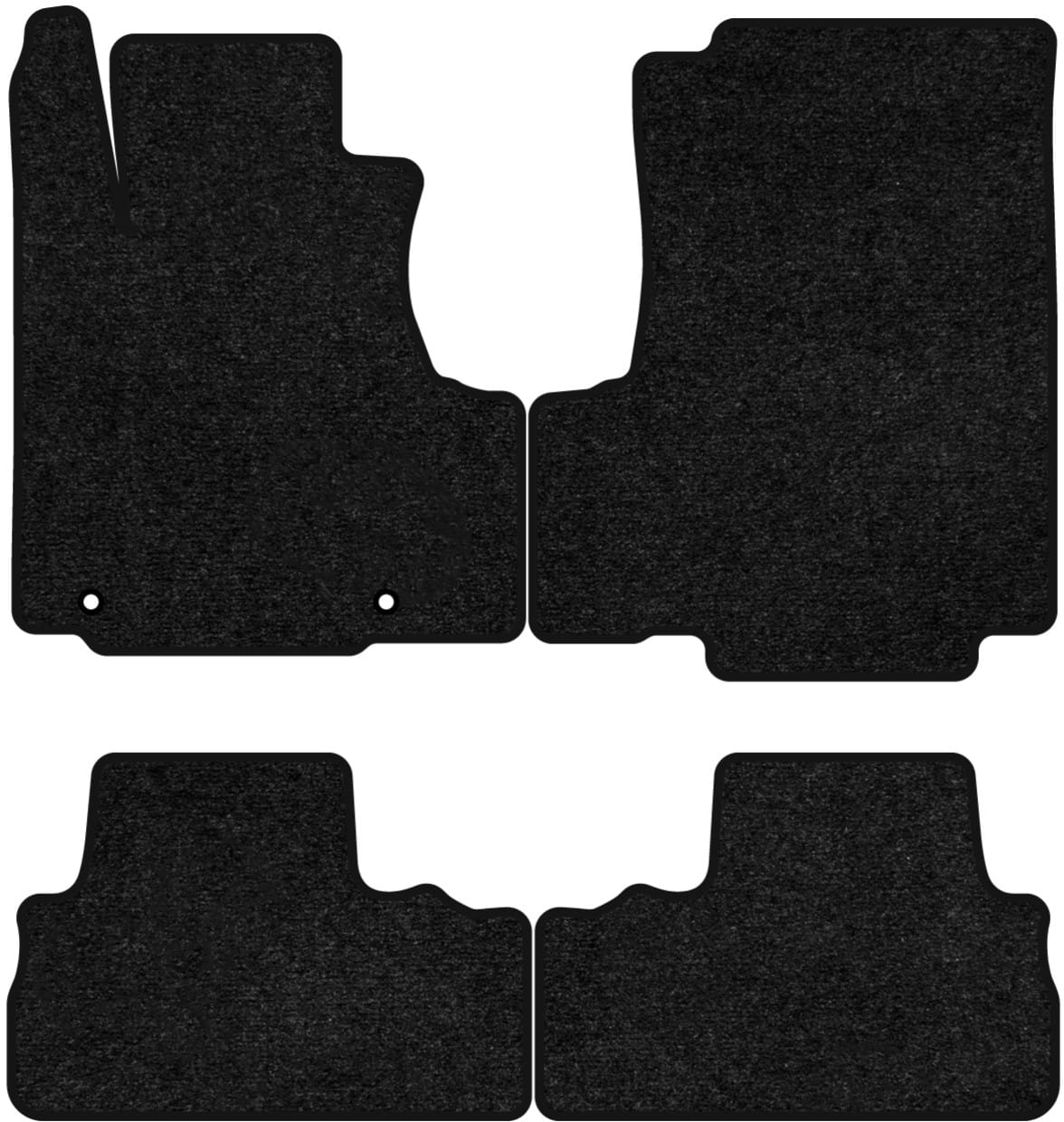 Коврики ворсовые в салон авто EVAtech Standard для Honda CR-V (with armrest) 2007-2012 3 поколение SUV EU черный кант HA33639PC4TL2VEB