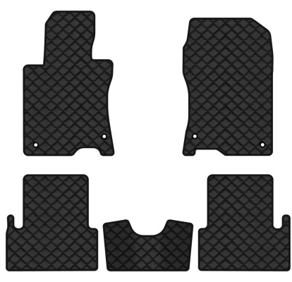 Коврики из экокожи в салон авто EVAtech ECO для Accord (CU) Honda 2008-2013 8 поколение Sedan EU HA373CB5TL4BBB