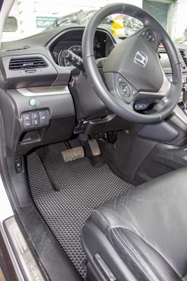 Фото - EVA килимки в салон авто передні EVAtech для CR-V Honda 2012-2017 4 покоління SUV EU (HA380A2TL4RGB)