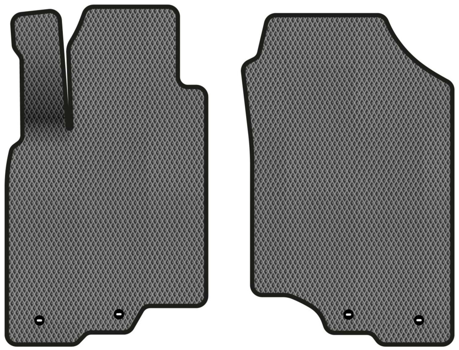 EVA килимки в салон авто передні EVAtech для Insight Hybrid Honda 2009-2014 2 покоління Htb EU (HA381AV2TL4RGB)