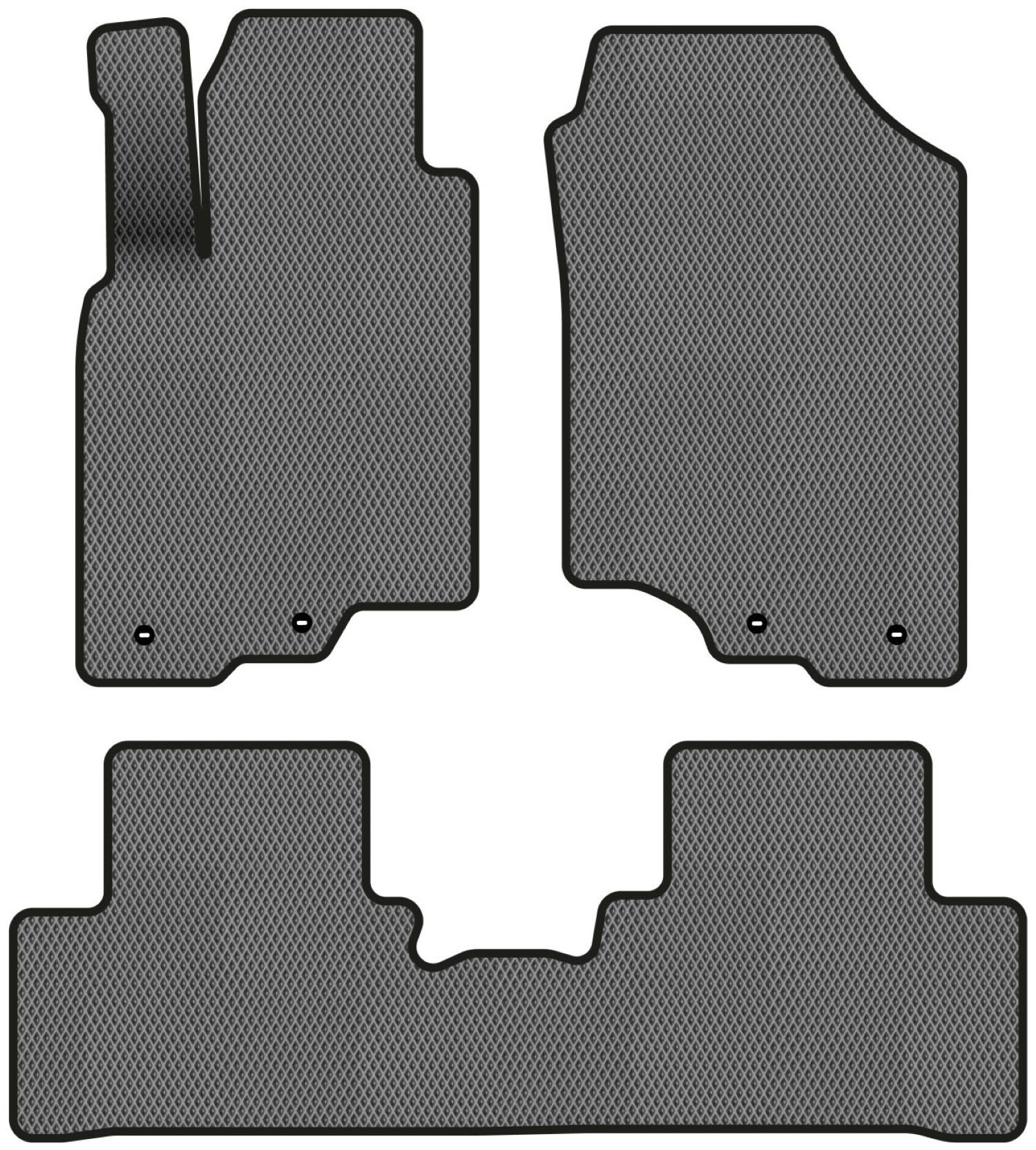 EVA коврики в салон авто EVAtech для Insight Hybrid Honda 2009-2014 2 поколение Htb EU HA381ZV3TL4RGB