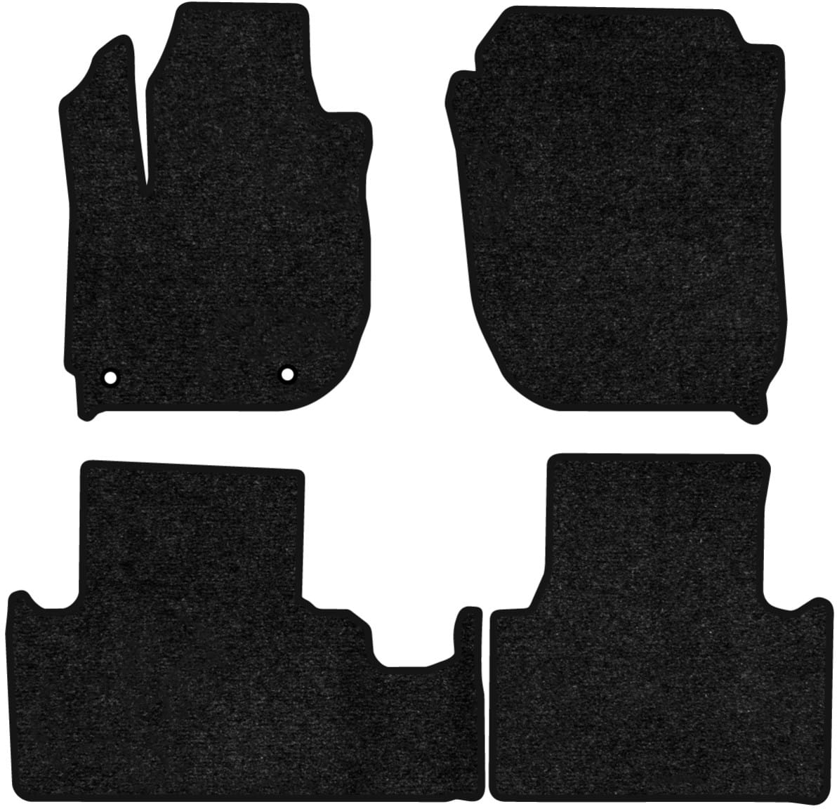 Коврики ворсовые в салон авто EVAtech Standard для Honda X-NV 2018 1 поколение SUV China черный кант HA42178PL4TL2VEB