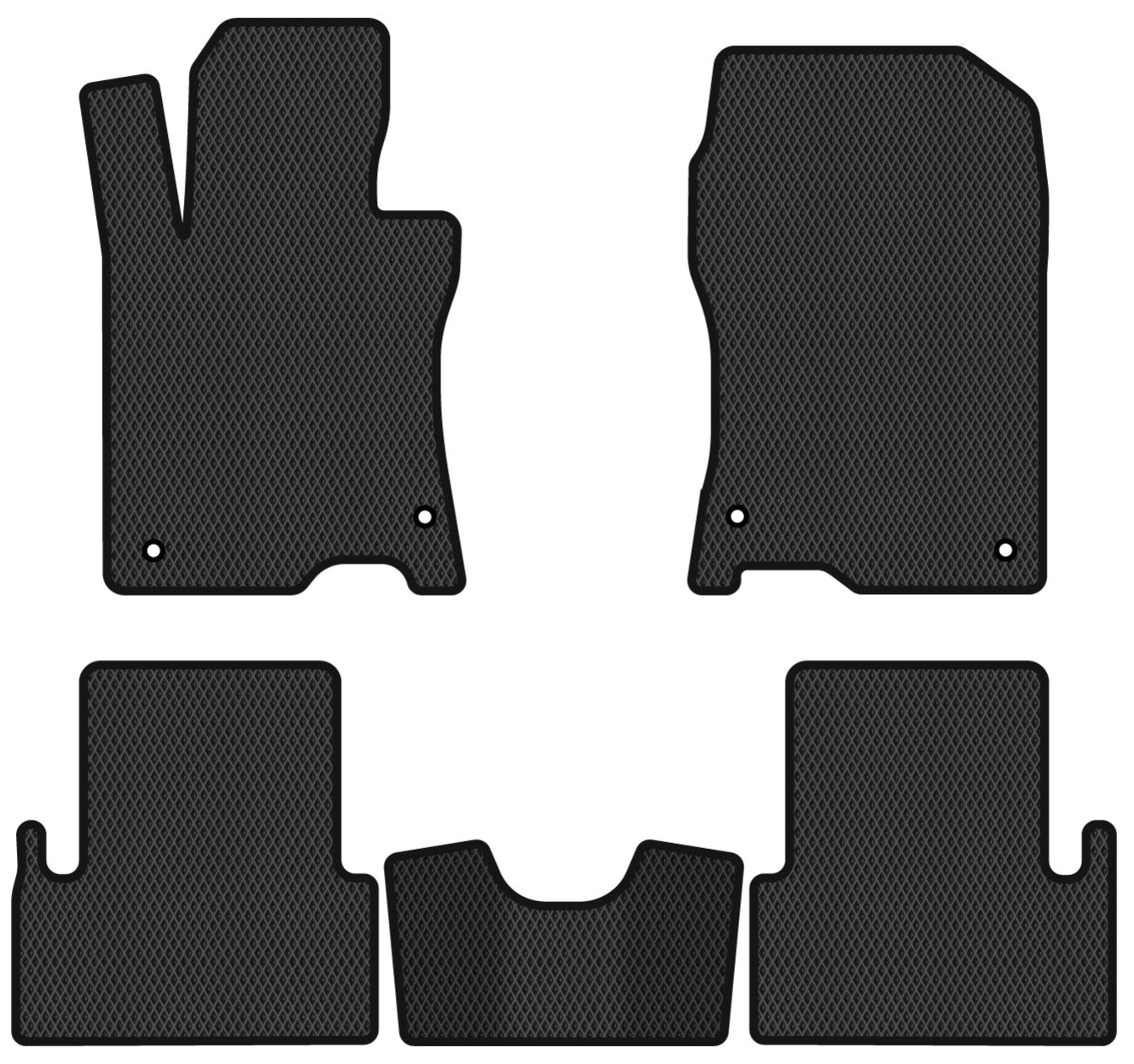 EVA килимки в салон авто EVAtech для Accord Honda 2008-2013 8 покоління Combi EU HA42982C5TL4RBB