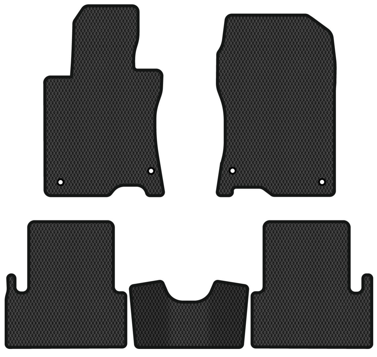 EVA килимки в салон авто EVAtech для Accord Honda 2008-2013 8 покоління Combi EU HA42982CB5TL4RBB