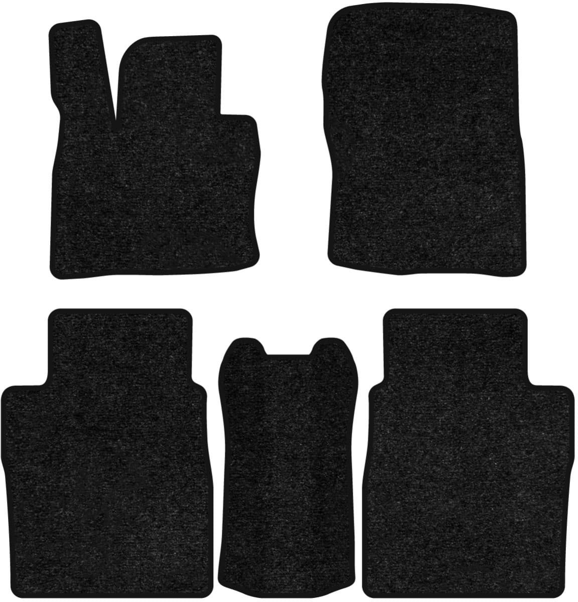 Коврики ворсовые в салон авто EVAtech Standard для Honda Civic (FN) 3-doors AT 2005-2012 8 поколение Htb EU черный кант HA44123C5VEB