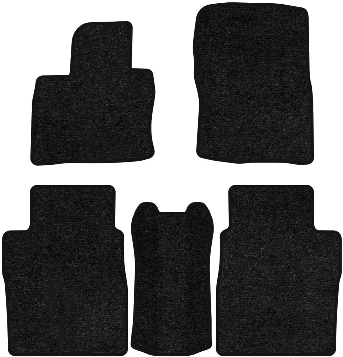 Коврики ворсовые в салон авто EVAtech Standard для Honda Civic (FN) 3-doors AT 2005-2012 8 поколение Htb EU черный кант HA44123CB5VEB