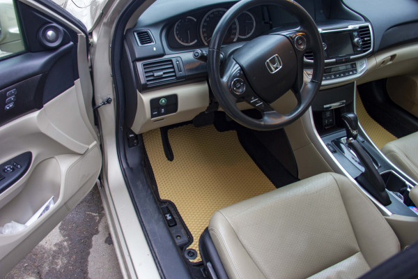 Фото - Килимки з екошкіри в салон авто EVAtech ECO для Accord (CR) Honda 2012-2017 9 покоління Sedan USA HA51459C5TL2BBLB