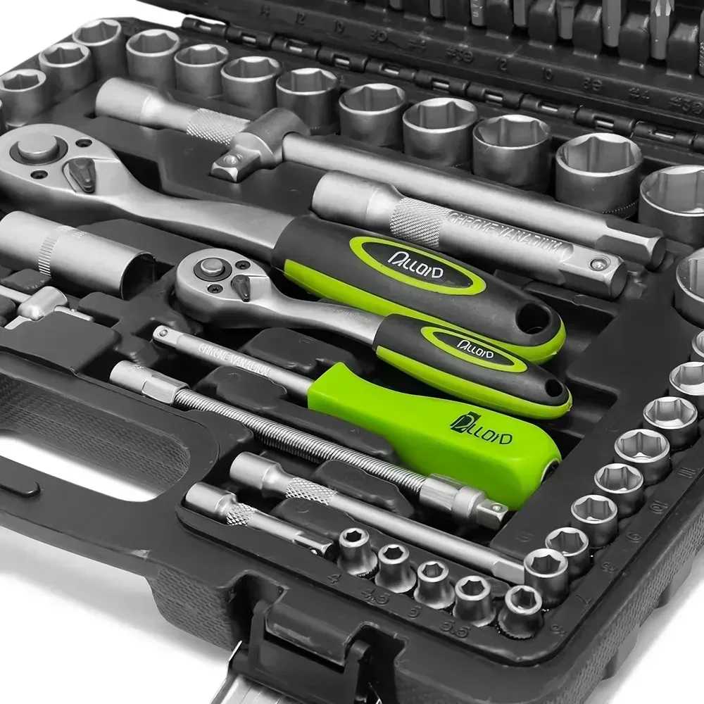 Фото - Набор инструментов Alloid Base 1/2", 1/4" 108 шт. (NI-1108 WN-6)