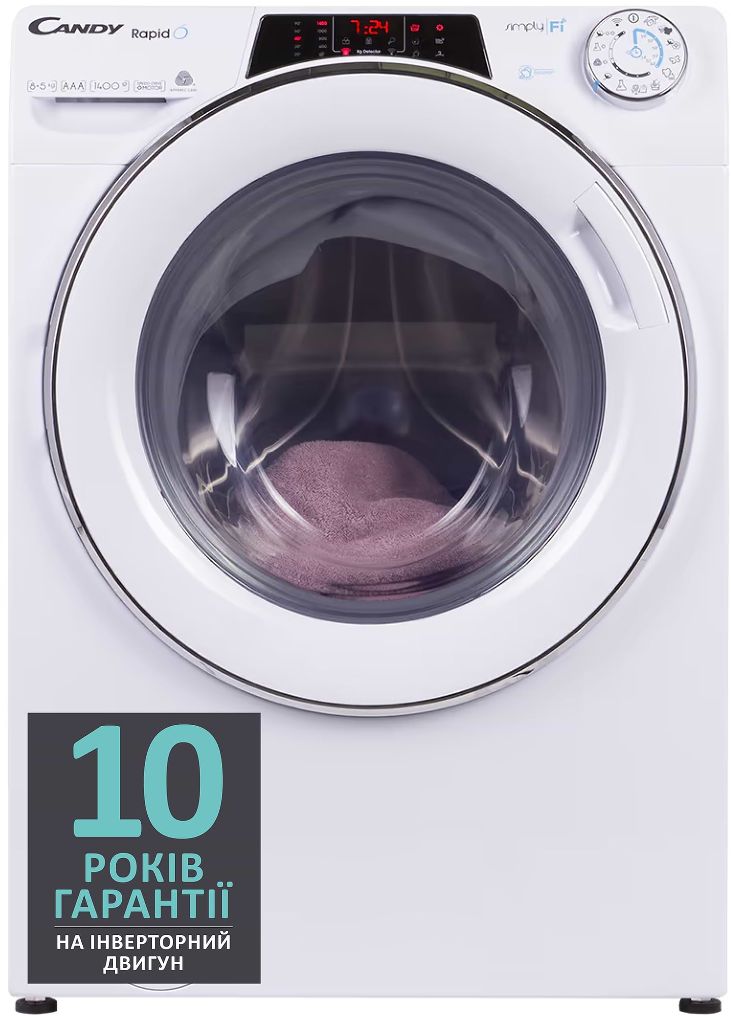 Прально-сушильна машина Candy ROW4856DWMCE/1-S