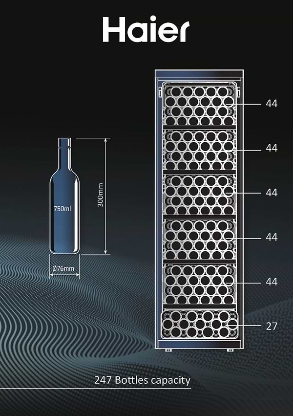 Фото - Винна шафа Haier HWS247FDU1