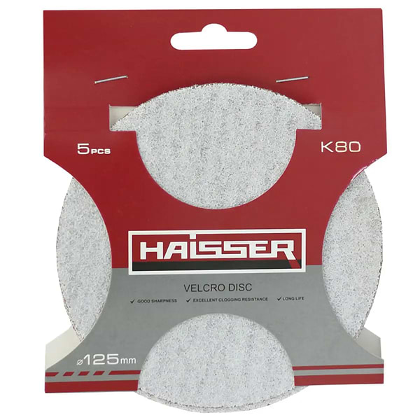 Фото - Круг шлифовальный Haisser 125 мм, k 80 5 шт. (5315311)