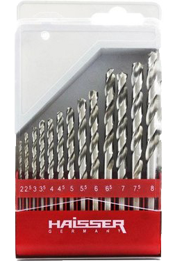 Фото - Набор сверл Haisser HSS-(1-10)х0.5мм 19 шт. (2018903)