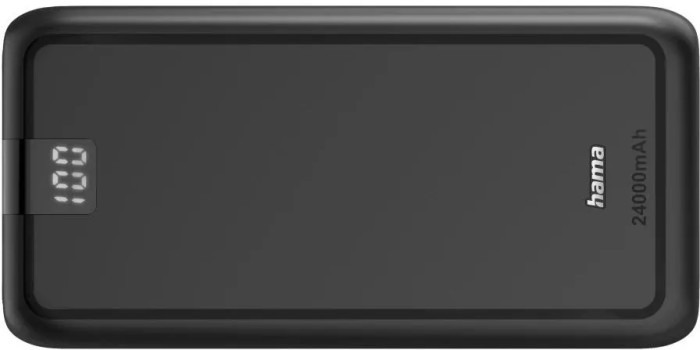 Батарея мобільна Hama 24000mAh 15W (00201711) Black