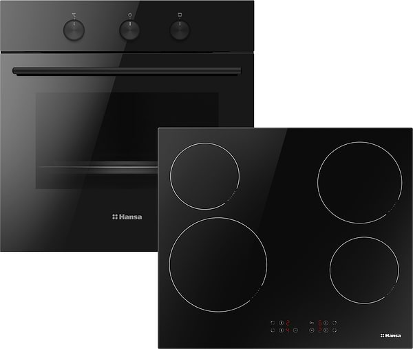 Фото - Комплект техніки Hansa Духова шафа + Варильна поверхня Hansa BOES68171 + BHC63366 Фото - Комплект техніки Hansa Духова шафа + Варильна поверхня Hansa BOES68171 + BHC63366