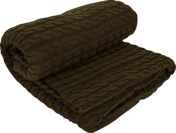 Фото - Плед полуторный Прованс Happy Fall Kosa 130х170 Оливковый (029449)