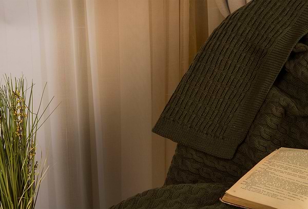 Фото - Плед полуторный Прованс Happy Fall Kosa 130х170 Оливковый (029449)