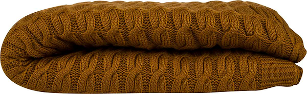 Фото - Плед полуторний Прованс Happy Fall Kosa 130х170 Охра (029758)